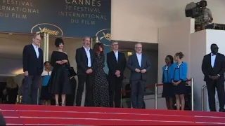 "The Picture Book" team walk the red carpet at Cannes