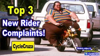 Top 3 New Motorcycle Rider Complaints! (Pansy Complaints) | MotoVlog