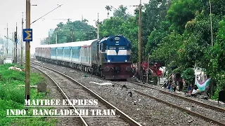Maitree express || Bangladesh to India train with Indian Rake || Indian Railways