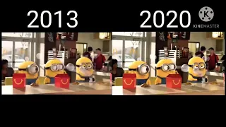 Minions McDonald's Happy Meal Commercial 2013 vs 2020