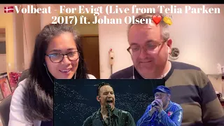 🇩🇰NielsensTv REACTS TO 🇩🇰Volbeat - For Evigt (Live from Telia Parken 2017) ft. Johan Olsen❤️👏