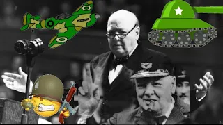 Te va a sorprender!!! 🥇 quien fue WINSTON CHURCHILL y que Hizo 👨‍✈ en WWII [1944] 🔫