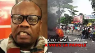 Violences à Kinshasa : Le combattant Jacko Sayala réagit et lance un message à tous les Congolais!