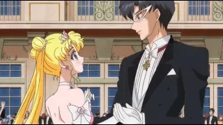 Tuxedo Mask and Usagi-chan first dance