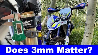 Does 3mm Matter? YES! 2020 Sherco 300 SEF Factory