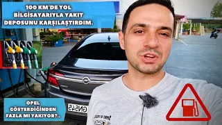 Opel Insignia Yakıt Tüketimi | Gösterdiğinden fazla mı yakıyor? | 2014 Cosmo 1.6T 170HP / 180HP