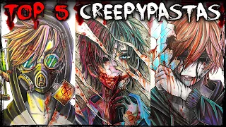 Top 5 Scary Stories 💀 (Creepypasta + Drawing) Eyeless Jack, X-Virus, Bloody Painter + More!