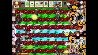 999 Cherry Bomb Vs Dr. Zomboss (Plants Vs zombie hacks, pvz hacks, stack plants, unlimited sun)