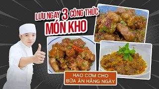 Lưu Ngay 3 Công Thức Món Kho Hao Cơm Cho Bữa Ăn Hằng Ngày