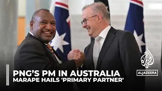 Papua New Guinea PM in Australia: Marape hails 'primary partner' in rare visit