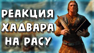 TES ٠ Реакция Хадвара на Расу персонажа в Skyrim