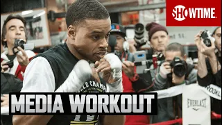 Errol Spence Jr: Full Media Workout  | Spence vs. Ugas | April 16th on SHOWTIME PPV