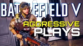 Battlefield 5: Aggressive Plays FTW! (PS4 Pro Multiplayer Gameplay)