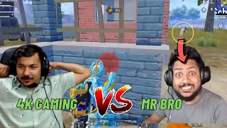 4k Gaming vs Mr Bro | Mr Bro vs 4k Gaming | Intense last zone fight | 4k gaming funny