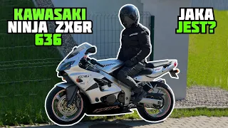 (66) ZIELONA (SREBRNA) MOC - KAWASAKI NINJA ZX6R 636 💚 opinie, jazda, wygląd, test - MOTOPATRYK -