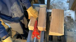 Satisfying wood splitting