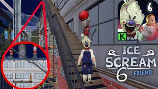 I FOUND SECRET STAIRWAY TO GIANT KITCHEN IN ICE SCREAM 6