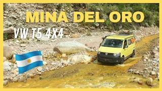 VW T5 Offroad🛺 - Mina del Oro: with our 4x4 Bulli in Argentina