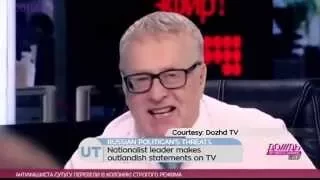 Russian Politician's Threats: Nationalist leader Zhirinovsky makes outlandish statements on TV