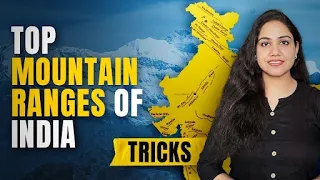Tricks for major Mountain Ranges of India | Indian Geography | Himalayan Ranges