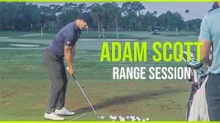 Watch Adam Scott on the Range With Perfect Swings