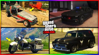 Como TENER estos 8 VEHICULOS OCULTOS/SECRETOS en GTA 5 Online! Slamvan, policía & MÁS! Cjp_Mystic