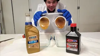 RAVENOL vs AMSOIL 5W-30 Synthetic Oil Cold Flow Test