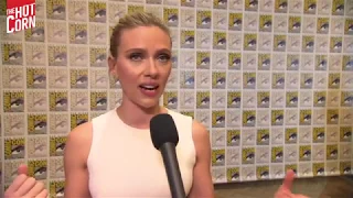 BLACK WIDOW | Scarlett Johansson, Rachel Weisz and David Harbour at Comic-Con 2019 | HOT CORN