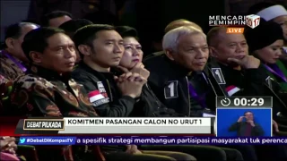 Pernyataan Ketiga Cagub-Cawagub pada Akhir Debat (Debat Pilkada DKI Jakarta Kedua – Bag 6)