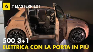 Fiat 500 3+1 | Elettrica con una portiera in più (DAL VIVO)