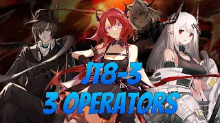 [Arknights] JT8-3 3 Operators Low Pot Auto Trust Farm