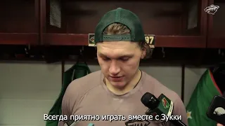 Кирилл Капризов - "Мы извлечем уроки и продолжим в следующем сезоне" после игры с Джетс 07 04 2024