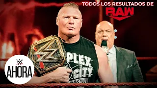 REVIVE Raw en 6 (MINUTOS): WWE Ahora, Mar 30, 2020