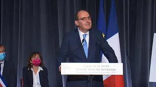 Intervention de Jean Castex depuis le CHU de Montpellier