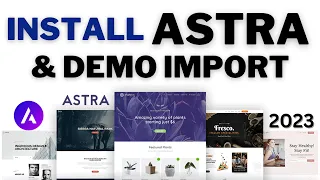 How to Install Astra Theme in WordPress and Import Demo Templates by @FreelancerMannan