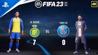 FIFA 23 - Al Nassr vs PSG - Friendly Match | PS4 pro ™ Next Gen 4K