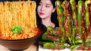 ASMR * CHILI KIMCHI MAKING DAY 🌶 SPICY KIMCHI RAMYUN 🔥 SPICY CHILI KIMCHI 🇰🇷 EXTRA CHILIES MUKBANG