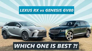 2023 Lexus RX vs 2023 Genesis GV80