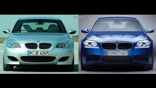 BMW M5 e60 V10 vs BMW M5 F10 V8 Biturbo - Which one do you prefer? (in HD!)