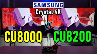 SAMSUNG CU8000 vs CU8200: Smart TVs 4K Crystal Color