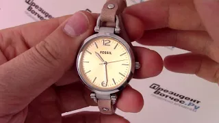 Часы Fossil ES2830 - видео обзор от PresidentWatches.Ru