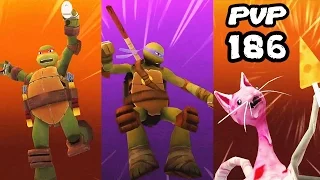 TMNT Legends PVP 186 (Donetello Legend, Michelangelo Legend, Ice Cream Kitty)