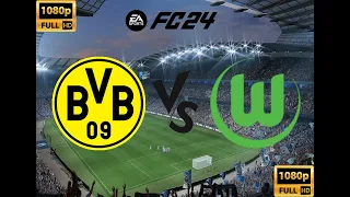 Borussia Dortmund vs. Wolfsburg | Bundesliga 23/24 | EA Sports FC 24 | Full Gameplay