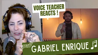 GABRIEL ENRIQUE - Voice Teacher Reacts!