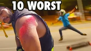 TOP 10 WORST Skate Accidents! *BLOOD ALERT* | JOOGSQUAD PPJT