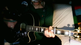 Sultans Of Swing ~ Dire Straits ~ Acoustic Solo Cover w/ Epiphone EJ-200🎇CE/BK & Bluesharp