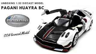 Unboxing | 1:32 Pagani Huayra White Licensed Diecast Model #unboxing #cca #paganihuayrabc