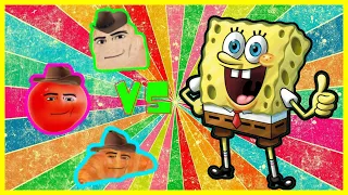 meme Gegagedigedagedago vs spongebob!