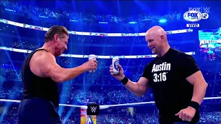 Stone Cold ataca a Vince McMahon, Theory & McAfee con una paralizadora -Smackdown 08/04/2022 Español