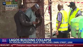 LAGOS PLANNING COMM. RESIGNS AS DEATH TOLL FROM BUILDING COLLAPSE IN V.I AREA OF THE STATE RISES